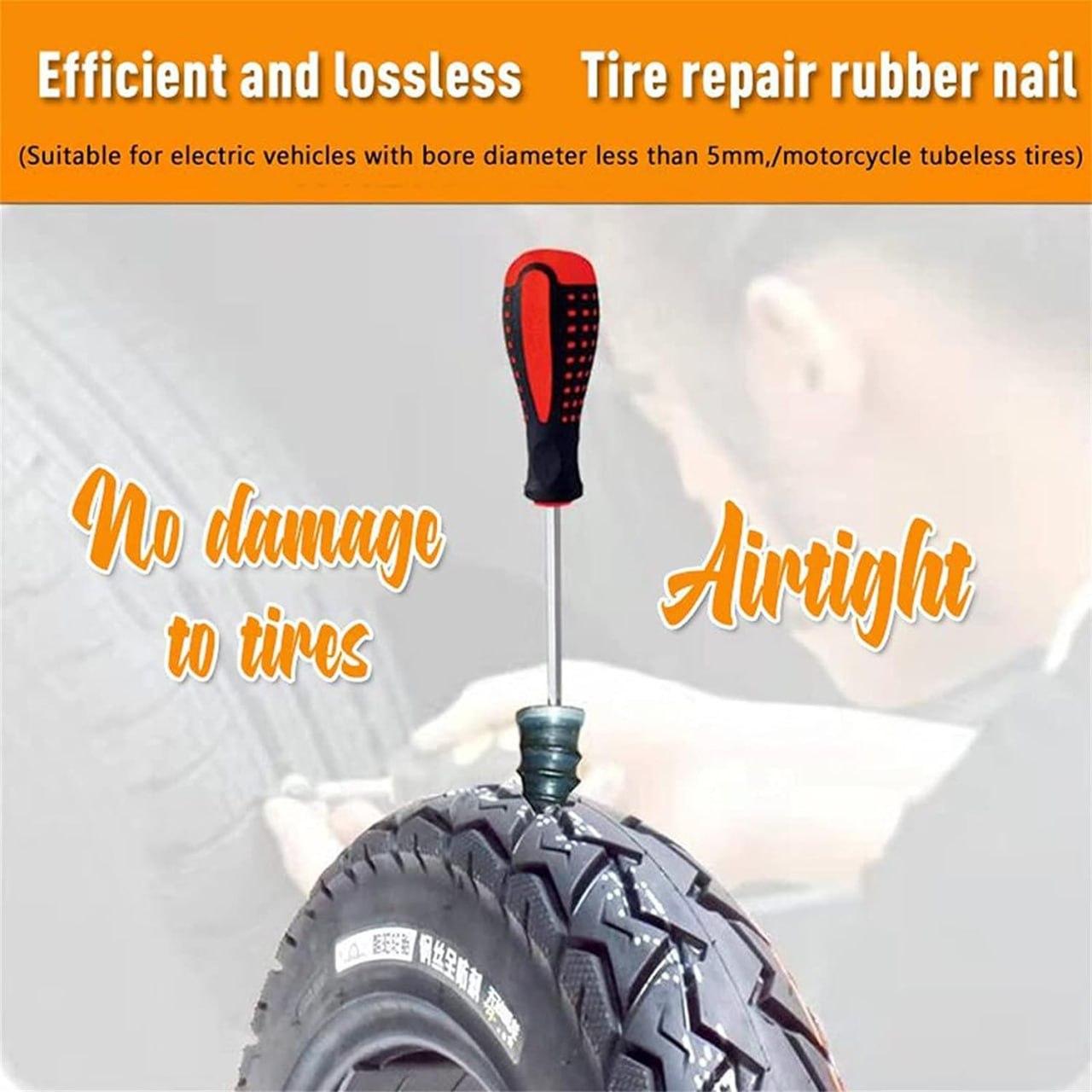 🔧 Self-Service Tire Repair Rubber Nails – Quick Fix Solution (10 PCS Pack)