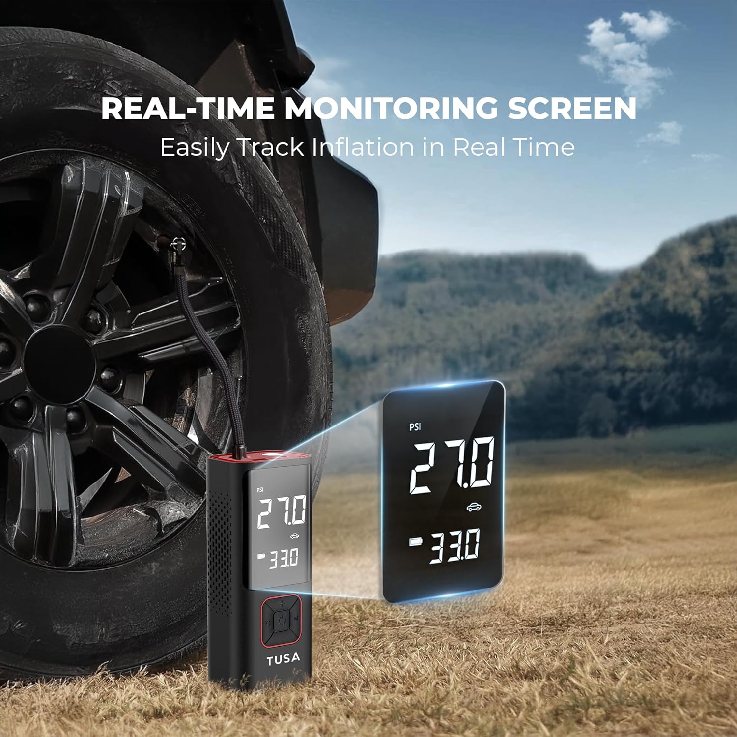 Portable Air Compressor Tire Inflator