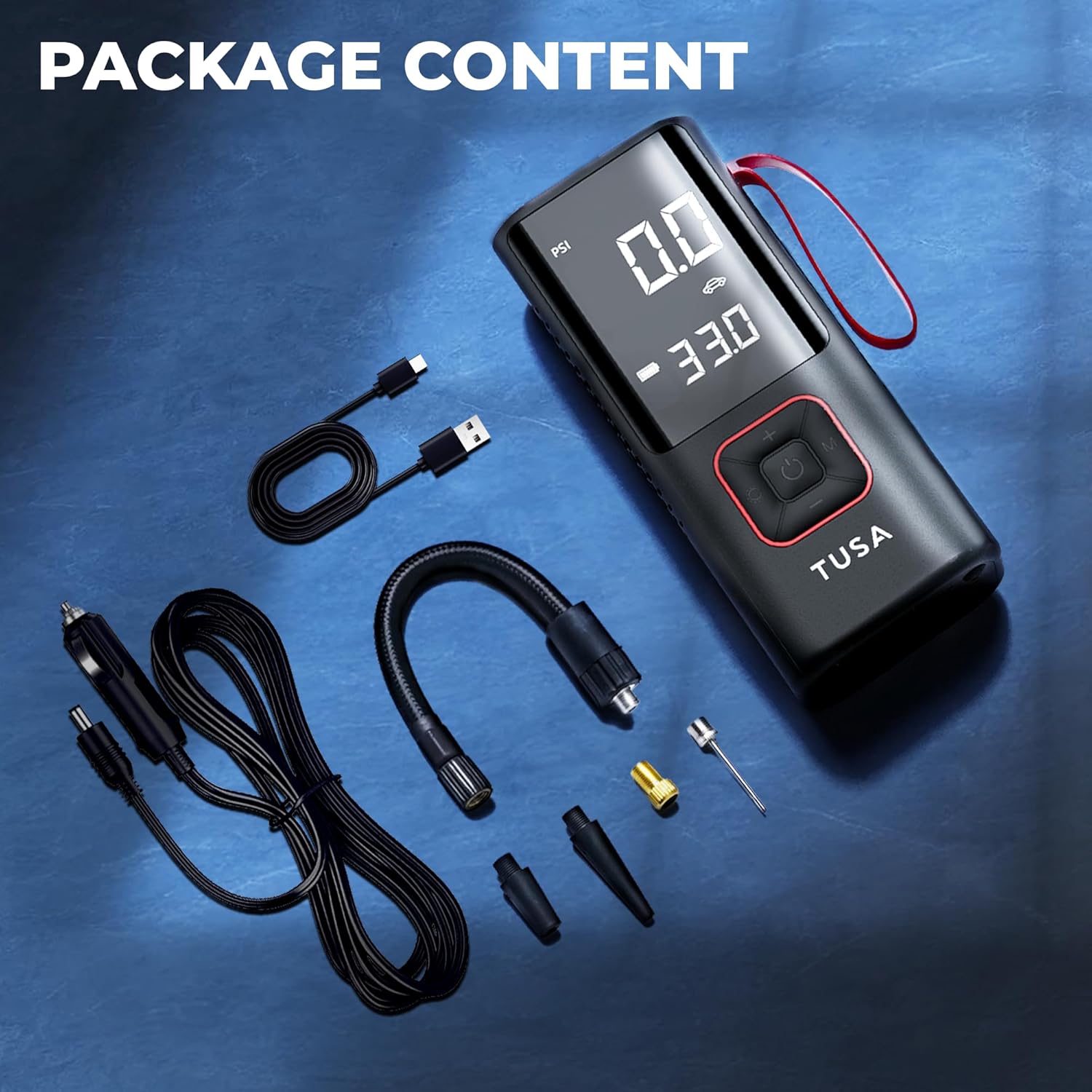 Portable Air Compressor Tire Inflator
