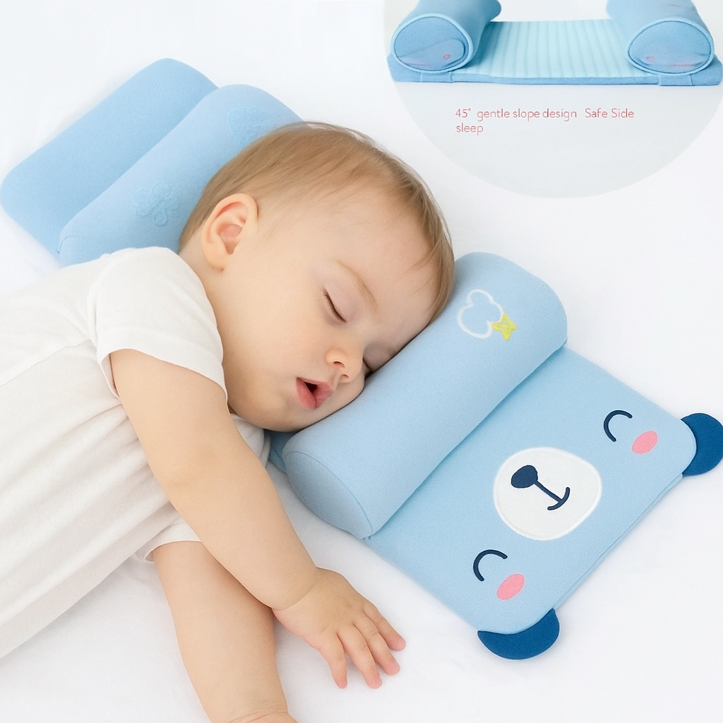 Baby Shaping Head Support Pillow - Assorted Colour