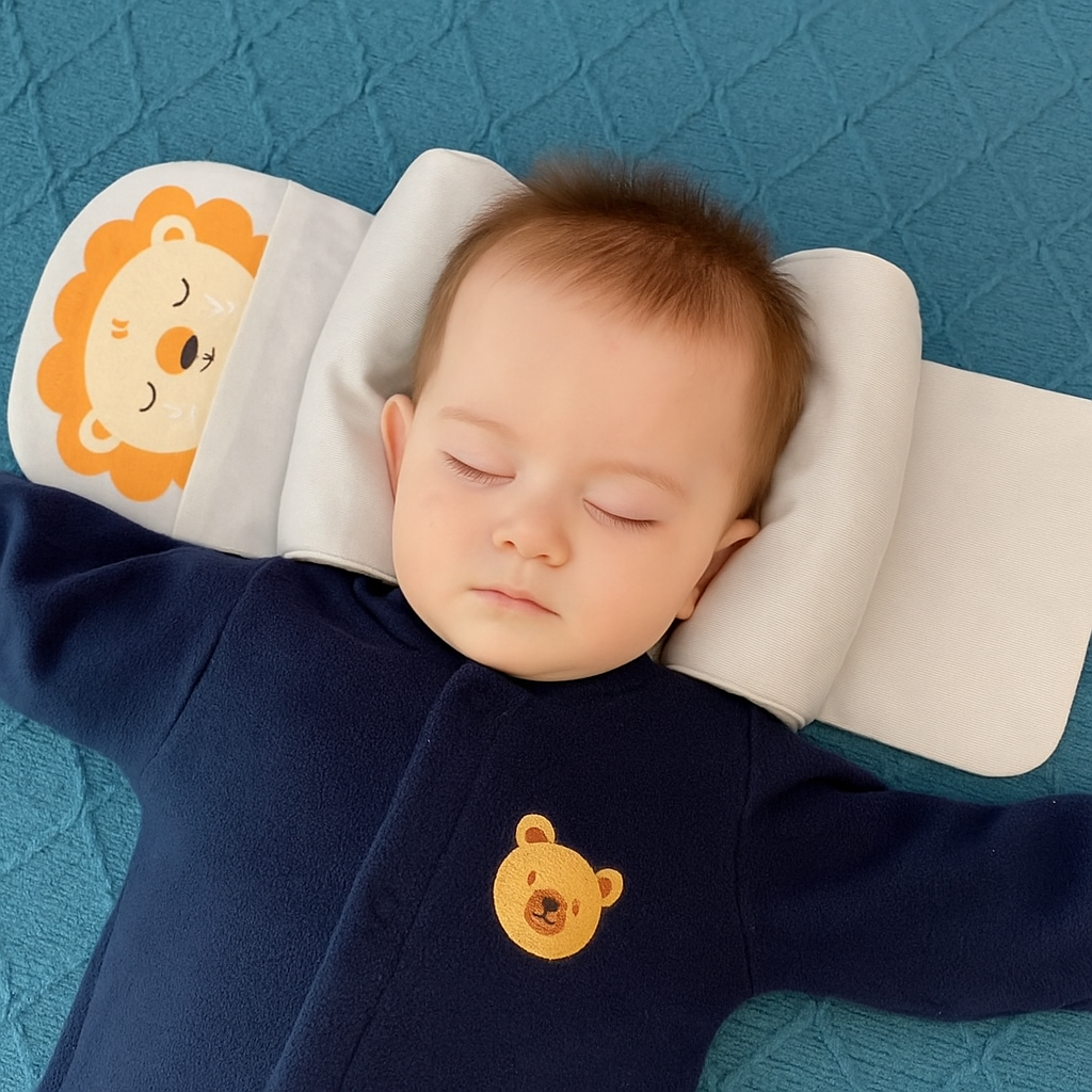 Baby Shaping Head Support Pillow - Assorted Colour